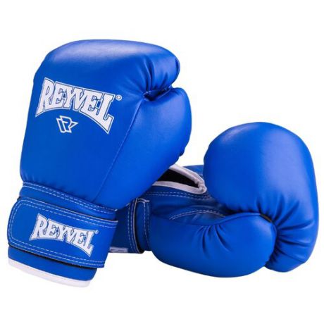 Боксерские перчатки REYVEL RV-101 синий 12 oz