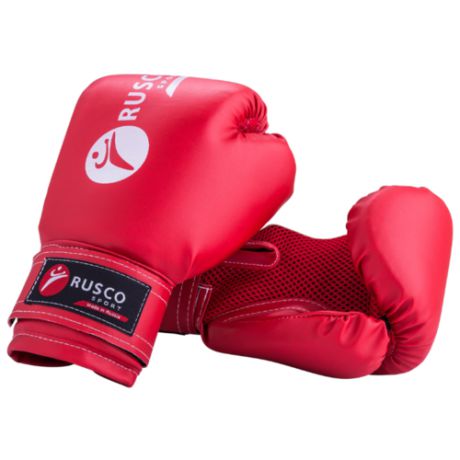 Боксерские перчатки RUSCO SPORT 4-10 oz красный 6 oz