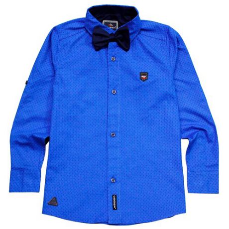 Рубашка TEO & NIK размер 122, ярко-синий