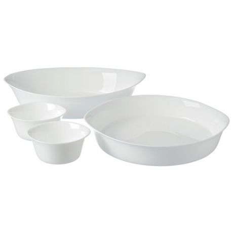 Набор посуды для запекания Luminarc Smart Cuisine P1060, 4 шт. белый