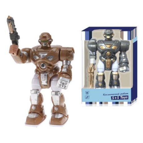 Робот S+S Toys Космический робот коричневый/серый