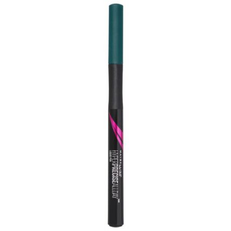 Maybelline Лайнер для глаз "Hyper Precise" стойкая подводка-фломастер 24 ч, оттенок 730, Зеленый