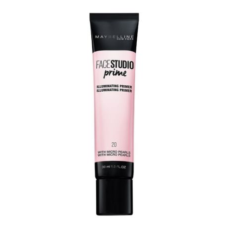 Maybelline основа под макияж Face Studio Prime выравнивающая 30 мл 20 прозрачная