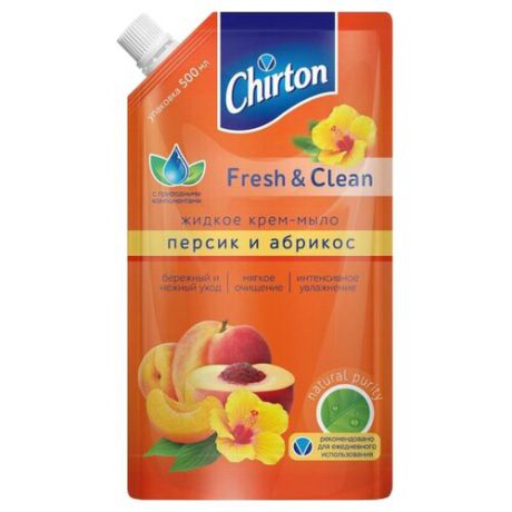 Крем-мыло жидкое Chirton Персик и абрикос, 500 мл