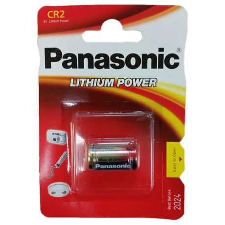 Батарейка Panasonic Lithium Power CR2 1 шт блистер