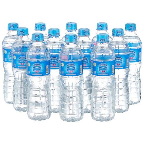 Артезианская вода Nestle Pure Life негазированная ПЭТ, 12 шт. по 0.5 л