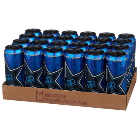 Энергетический напиток Rockstar Xdurance, 0.45 л, 24 шт.