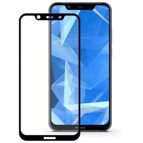 Защитное стекло Mobius 3D Full Cover Premium Tempered Glass для Nokia 8.1 черный