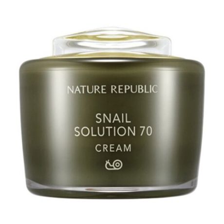 NATURE REPUBLIC Snail Solution 70 Cream Крем для лица, 55 мл