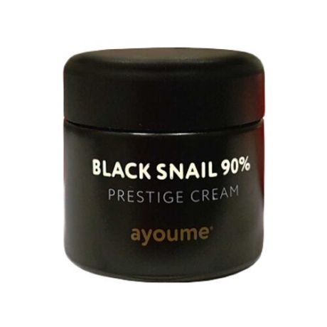 Ayoume Black Snail 90% Prestige Cream Крем для лица с муцином черной улитки, 70 мл