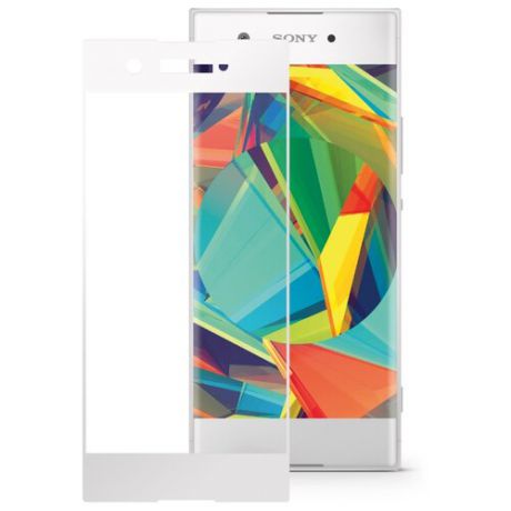 Защитное стекло Mobius 3D Full Cover Premium Tempered Glass для Sony Xperia XA1 белый