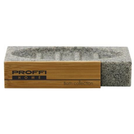 Мыльница PROFFI Home Stone PH8890 серый