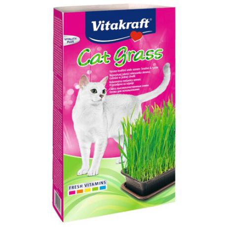 Лакомство для кошек Vitakraft Cat grass (смесь для проращивания травы), 120г