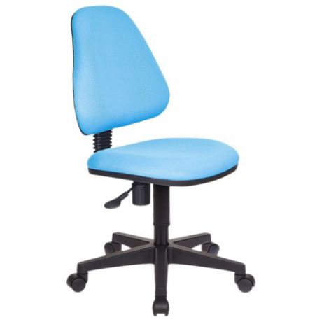 Компьютерное кресло Бюрократ KD-4 детское, обивка: текстиль, цвет: TW-55 голубой
