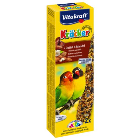 Лакомство для птиц Vitakraft Крекеры для африканских попугаев фруктовые (21283) 180 г