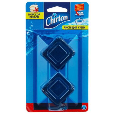 Chirton кубик для унитаза Морской прибой 0.05 кг 2 шт.