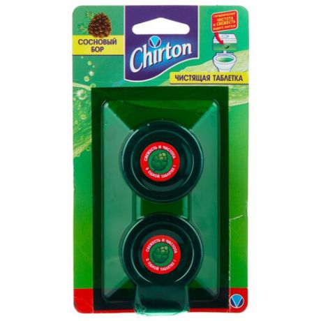 Chirton таблетка для унитаза Сосновый бор 2 шт.