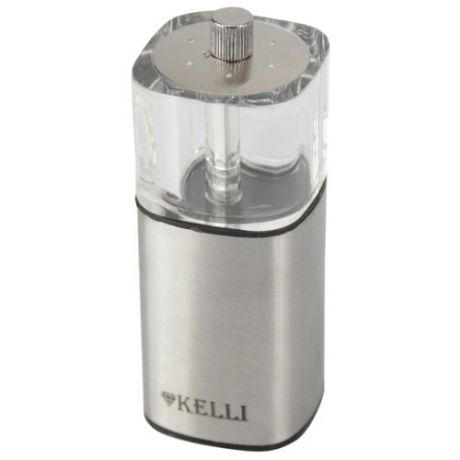 Kelli Мельница для специй KL-11125 прозрачный/серебристый