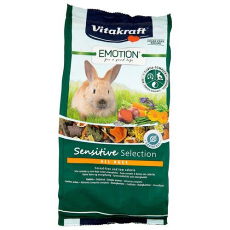 Корм для кроликов Vitakraft Emotion Sensitive Selection 600 г