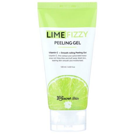 Secret Skin гель-скатка для лица Lime Fizzy Peeling gel 120 мл