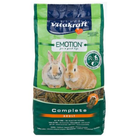 Корм для кроликов Vitakraft Emotion Complete 800 г
