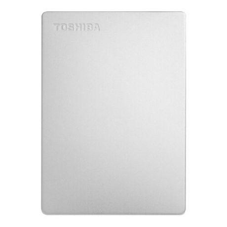 Внешний HDD Toshiba Canvio Slim 2 ТБ серебристый