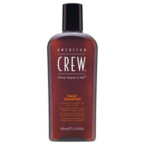 American Crew шампунь Daily для ежедневного ухода за нормальными и жирными волосами 100 мл