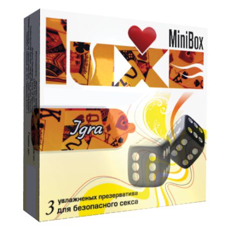 Презервативы LUXE Mini Box Igra 3 шт.