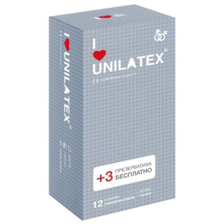 Презервативы Unilatex Dotted 15 шт.