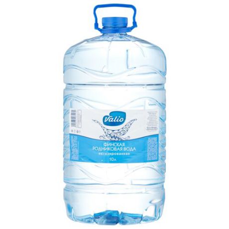 Вода питьевая родниковая Valio негазированная, ПЭТ, 10 л