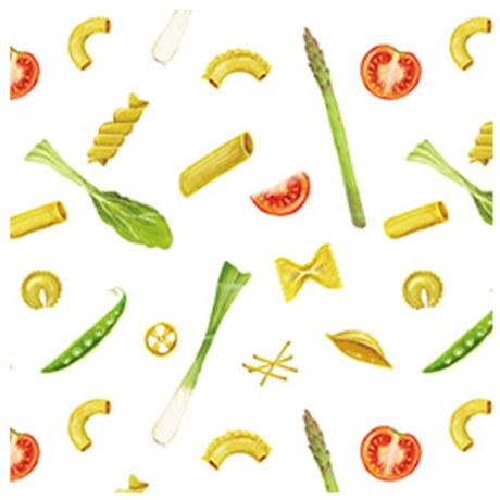 Скатерть JoyArty Овощи с макаронами (tc-79804-180x145) 145х180 см желтый / зеленый / красный
