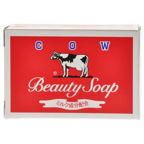 Мыло кусковое Cow Brand Beauty Soap молочное с ароматом цветов, 100 г