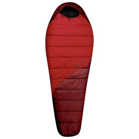 Спальный мешок TRIMM Balance 195 red/dark red с левой стороны