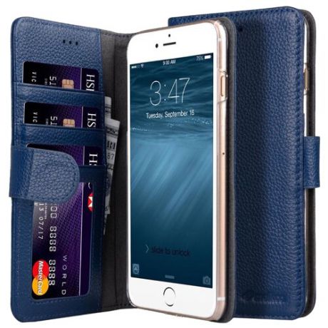Чехол Melkco Wallet Book ID Slot Type для Apple iPhone 7/iPhone 8 темно-синий
