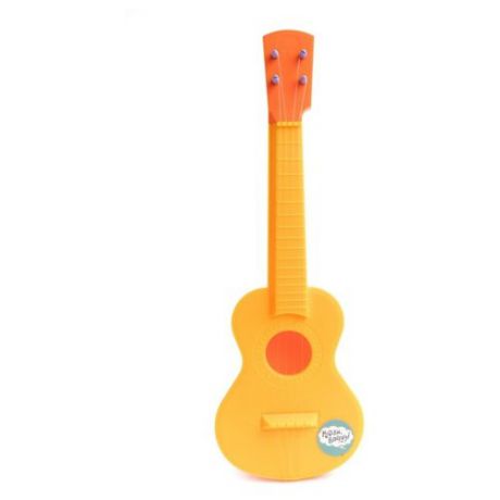 Пластмастер гитара Звонкая струна 22032 желтый/оранжевый