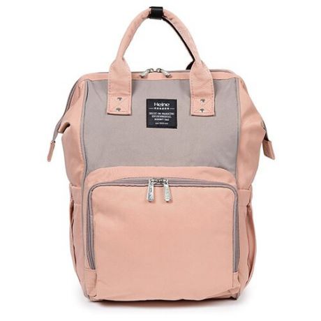 Сумка-рюкзак Heine для детских вещей серо-розовый