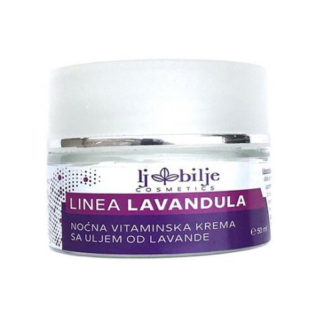 Ljbilje Linea Lavender Витаминный ночной крем для лица с маслом лаванды, 50 мл