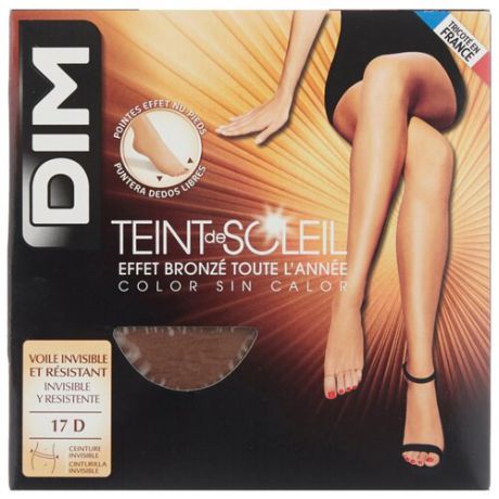 Колготки DIM Teint de Soleil Effet Nu Integral 17 den, размер 4, terracotta