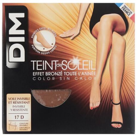 Колготки DIM Teint de Soleil Effet Nu Integral 17 den, размер 3, terracotta
