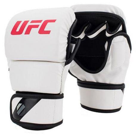 Тренировочные перчатки UFC Sparring для MMA белый S/M 8 oz
