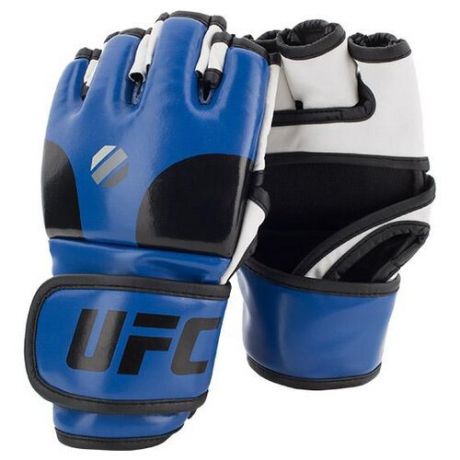 Тренировочные перчатки UFC Open Palm для MMA синий S/M