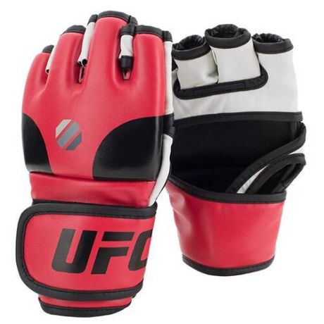 Тренировочные перчатки UFC Open Palm для MMA красный S/M