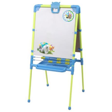 Мольберт детский Nika к комплекту детской мебели Пушистая азбука (М2/ПА) зеленый/синий