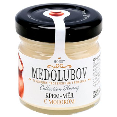 Крем-мед Medolubov с молоком 40 мл