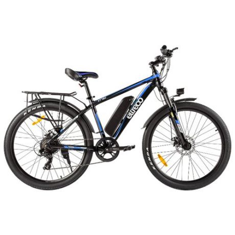Электровелосипед Eltreco XT 750 (2019) черный/синий (требует финальной сборки)