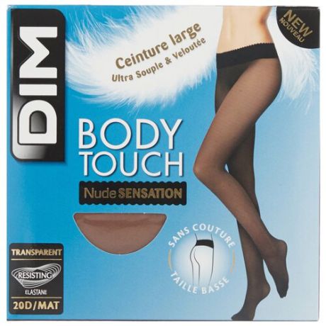 Колготки DIM Body Touch Nude Sensation Transparent 20 den, размер 3, телесный