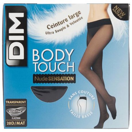 Колготки DIM Body Touch Nude Sensation Transparent 20 den, размер 4, noir