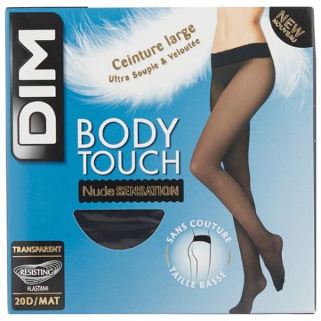 Колготки DIM Body Touch Nude Sensation Transparent 20 den, размер 3, noir
