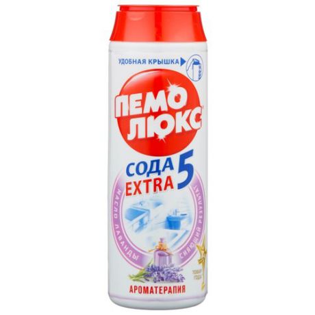 Пемолюкс порошок Сода 5 Extra Ароматерапия лаванда 0.48 кг