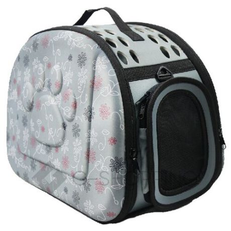 Переноска-сумка для собак Удачная покупка P0004-23-M 33х28х42 см серый